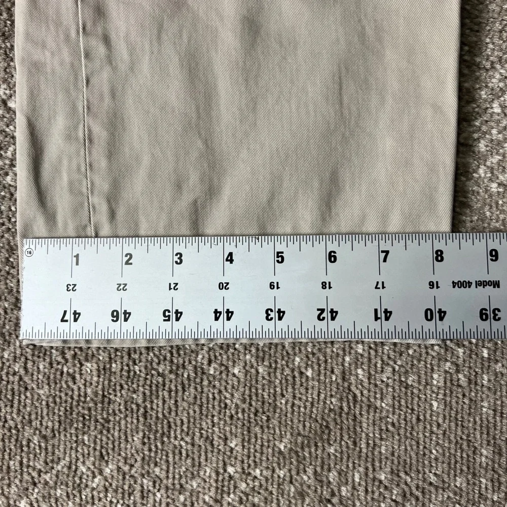 Polo Ralph Lauren Mens Chino Pants Khaki‎ Flat Front Classic Fit Size 36x30